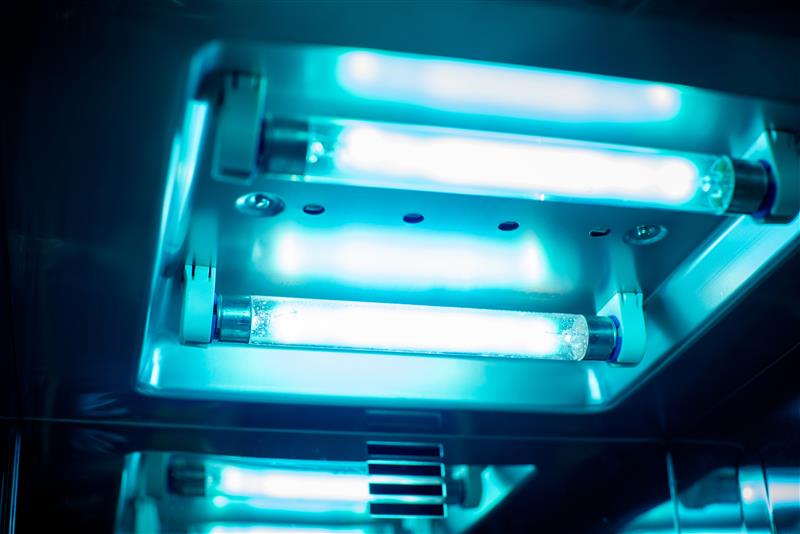 Airconditioning met UV-C licht